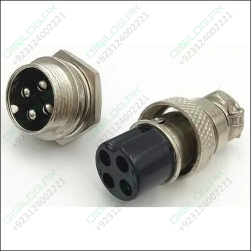 4 Pin 16mm Xlr Cable Connector Panel Chassis Mount