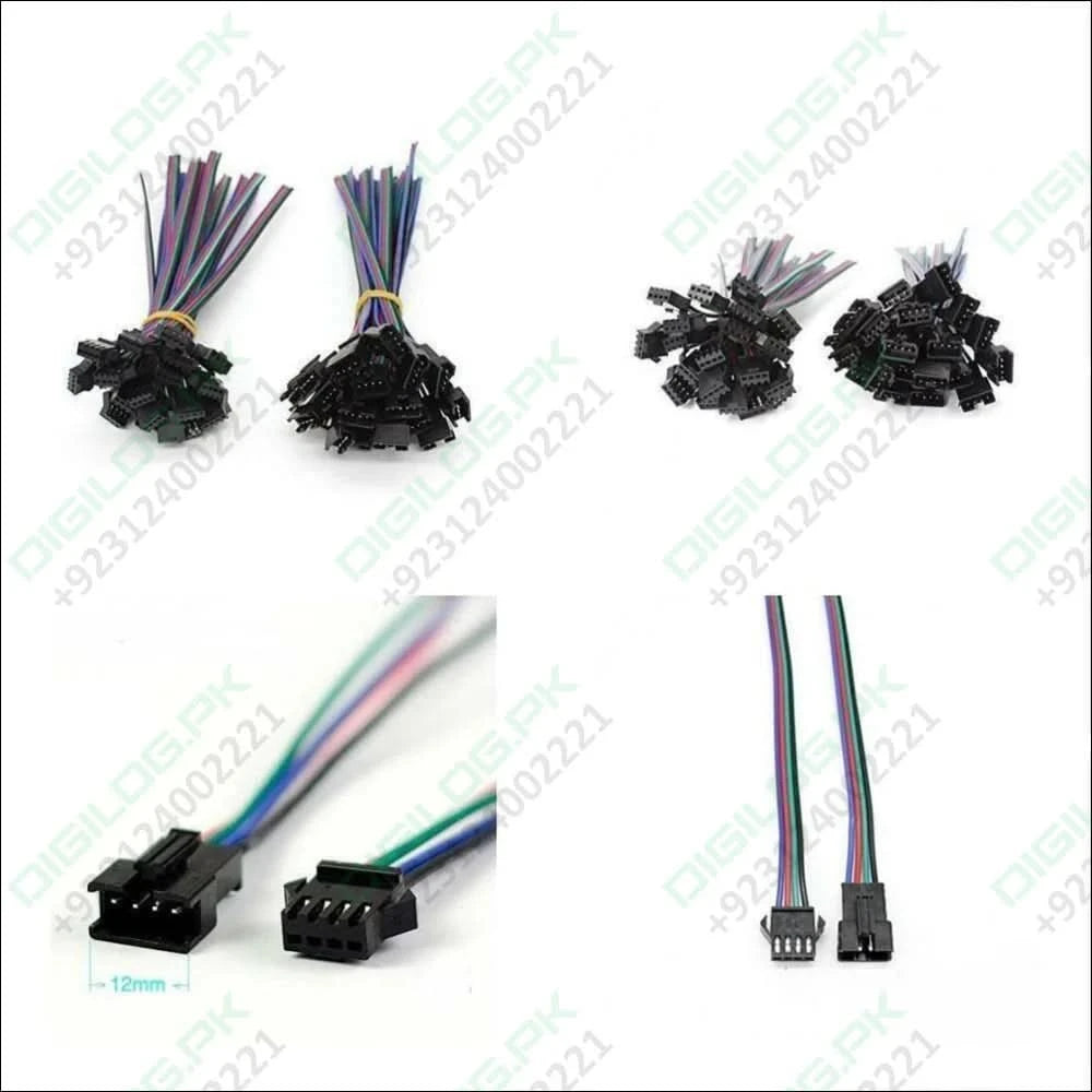 4 Pin Sm Connector Male To Female 4pin Cable For Rgb Led