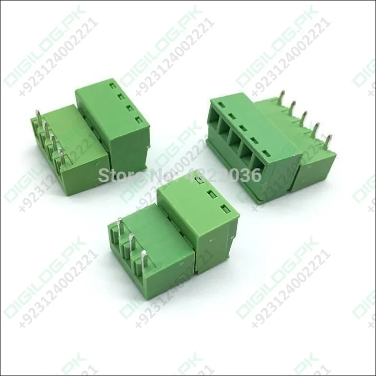 4 Pin Connector Pcb Mount Right Angle Bent Screw Terminal