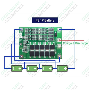 4s Bms 40a Li-ion Battery Protection Board Balanced Version
