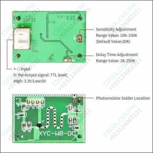 5.8ghz Microwave Radar Motion Sensor Module