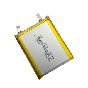 5000mAh 3.7V Lithium Ion Battery Price - a rectangular, silver-colored pouch cell with yellow edges and two metal contact tabs extending from the top.