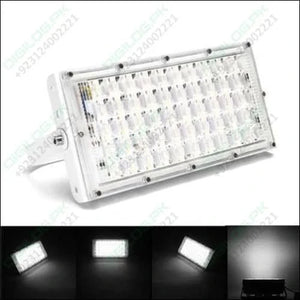 50w 50 Led White Shell Flood Light
