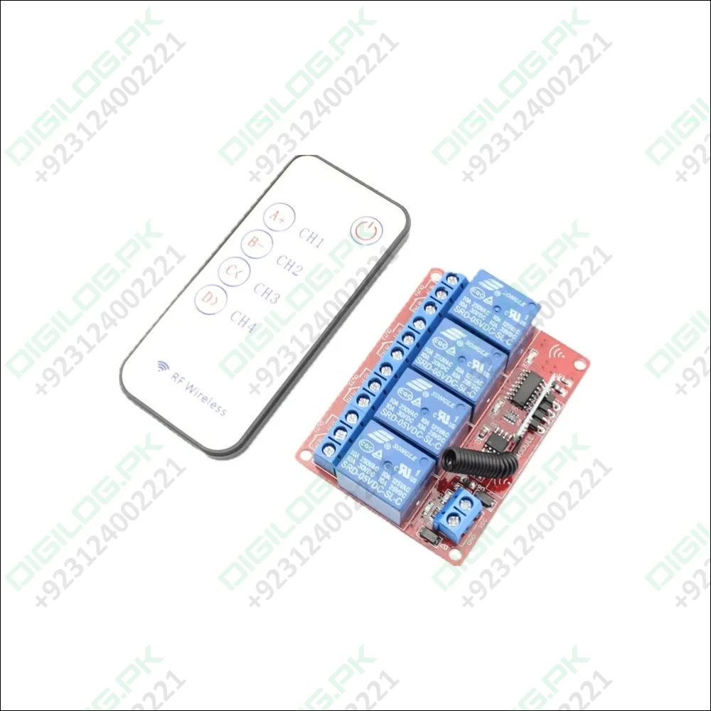 4 Channels Rf Remote Control Module Dc 12v