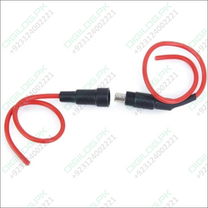 250V 10A Glass Tube Fuse Holder Inline Screw Type Cap 20mm x 5mm