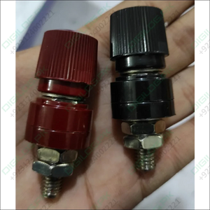 555 Black Red Terminal M8 Blocks Power Supply Terminals Welding Machine Inverter Post Connector