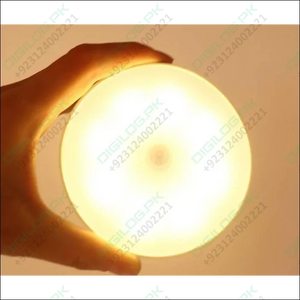 Led Body Induction Lamp Night Light Warm White Pir Sensor