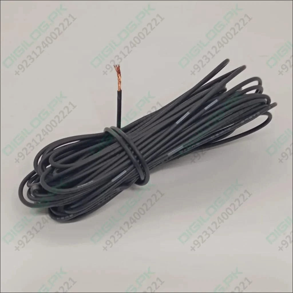 5 Meter Black Solderable Flexible Wire