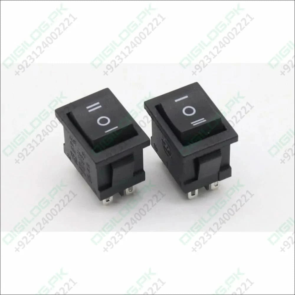 KCD2-203 6-Terminal Rocker Switch ON/OFF/ON DPDT