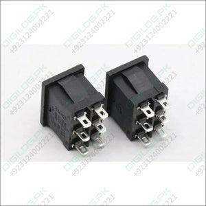 KCD2-203 6-Terminal Rocker Switch ON/OFF/ON DPDT