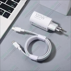 120W Original Xiaomi Turbo Fast Charger EU Hypercharge Adapter with 6A C to C Cable
