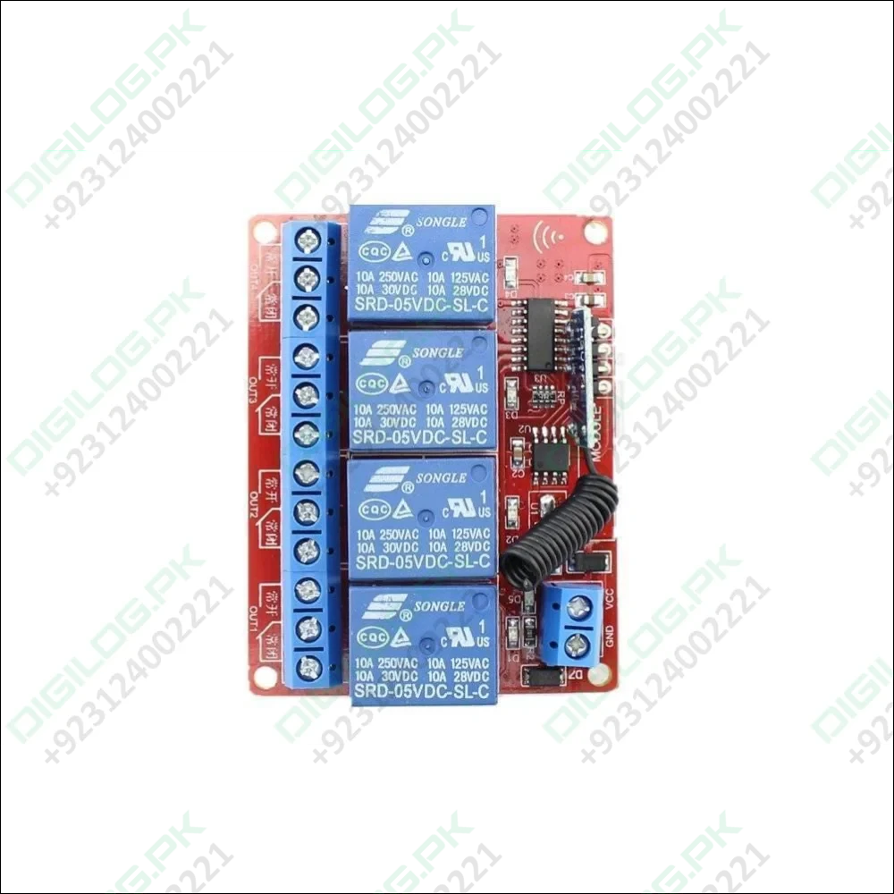 4 Channels Rf Remote Control Module Dc 12v