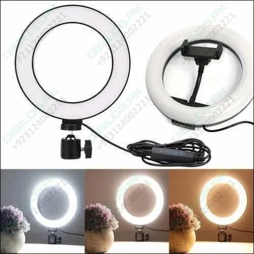 6 Inch 15cm Selfie Led Ring Light Without Stand For Tiktok