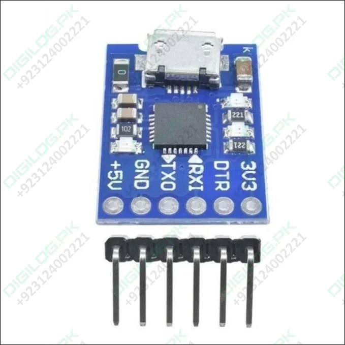 6 Pin Cp2102 Micro Usb To Uart Ttl Module Programmer