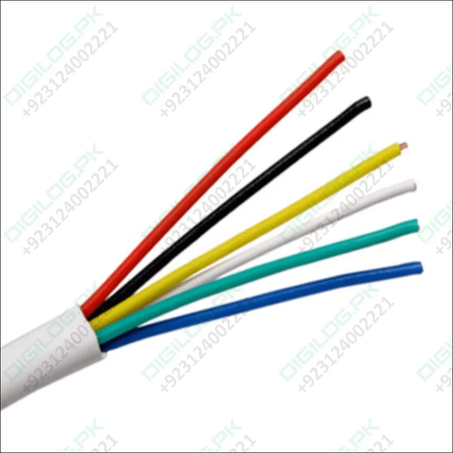 6 Core 1 Meter Electronic Signal Wire With Earth Line And Shield