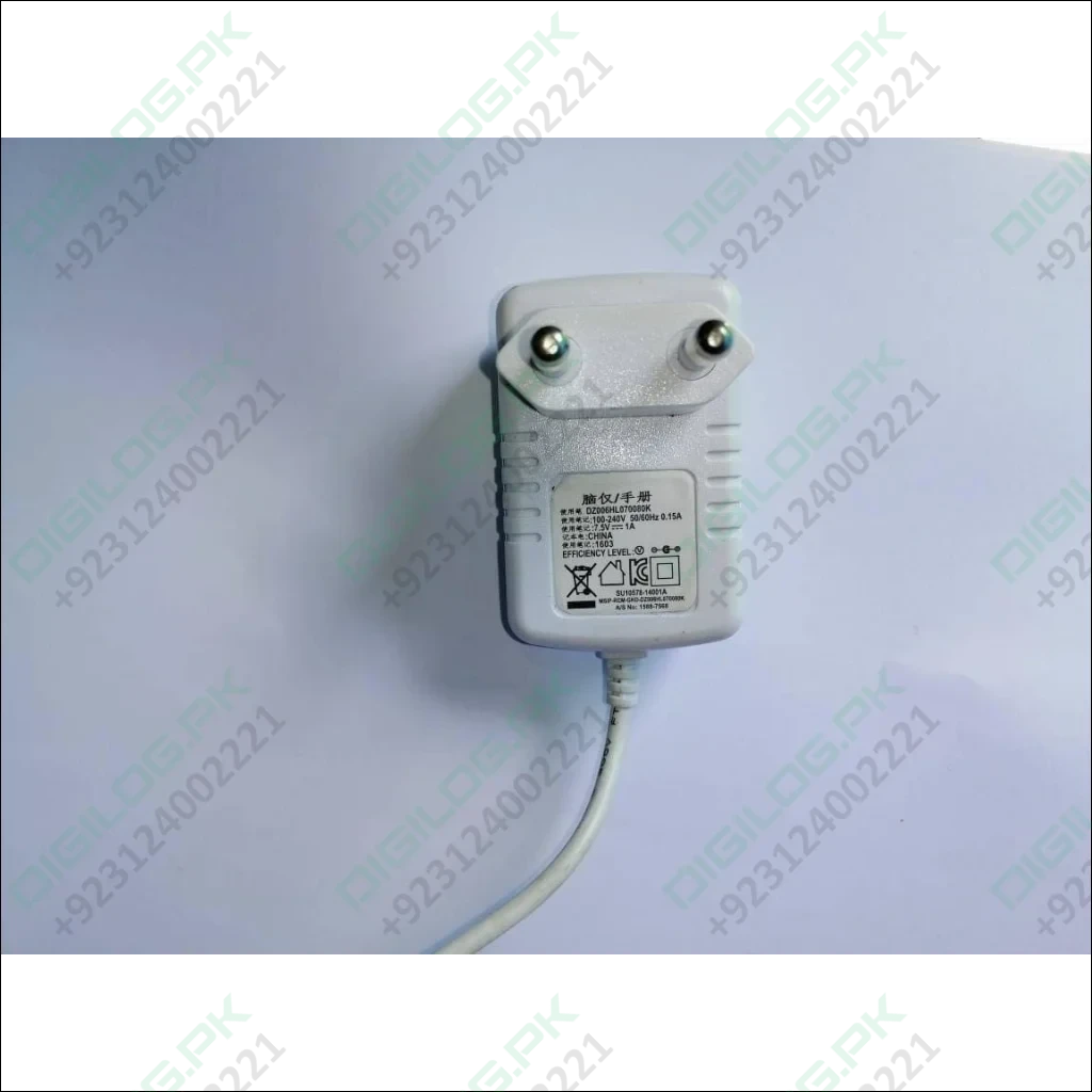7.5v 1a Power Adapter Supply Dc