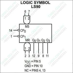 7490 74ls90 Ic Decade Counter