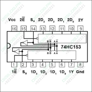 Dual 4 Input Multiplexer Ic 74hc153