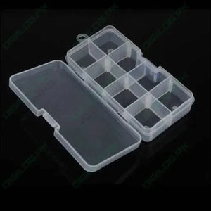 8 Grid Electronic Component Organizer Storage Box Tool Case