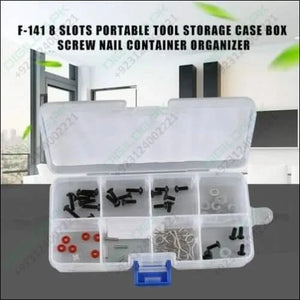 8 Grid Electronic Component Organizer Storage Box Tool Case