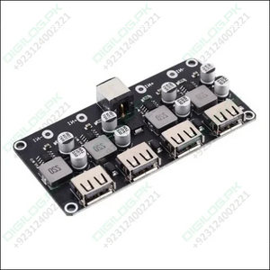 MH-KC24 4-Channel DC-DC Buck Converter with QC3.0 Fast Charging - 6-32V to 3V/5V/9V/12V/24V