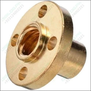 8mm T8x2 Trapezoidal Acme Shaft Lead Thread Rod Brass Screw