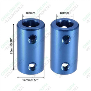 1 Piece Rigid Shaft Coupler 8x8mm 8mm To Bore Coupling Set