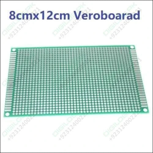 8x12cm Double Sided Fiberglass Pcb Veroboard Stripboard