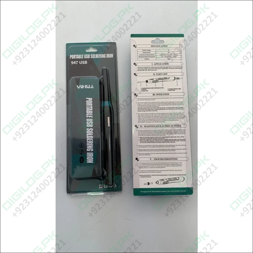 Yaxun USB Cordless Soldering Iron | Portable Wireless Electric Tool