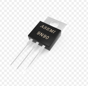9N90 MOSFET High Voltage N-channel Power Transistor - a black three-pin electronic component in a TO-220 package with ASEMI 9N90 printed on the front.