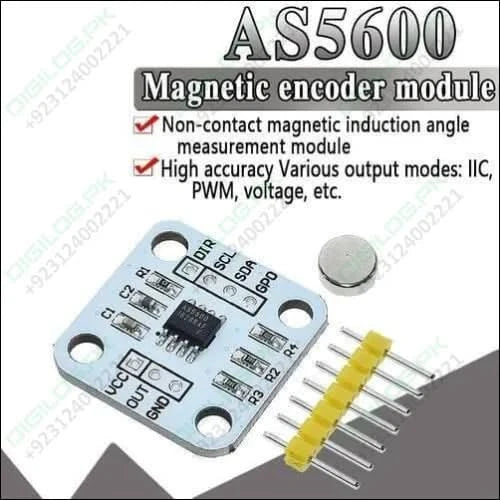 As5600 Magnetic Encoder Induction Angle Measurement Sensor