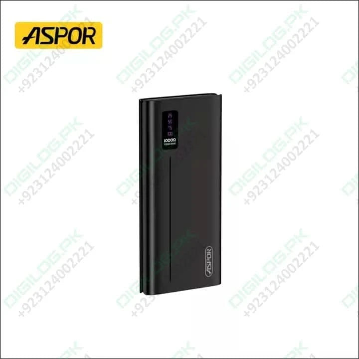 ASPOR A330 10000mAh LED Micro 5V/2A Type-C 5V/2A USB-A 5V/2.4A Power bank