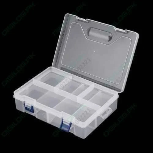 Adjustable Double Layer Component Organizer Tool Container