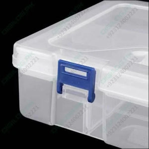 Adjustable Double Layer Component Organizer Tool Container