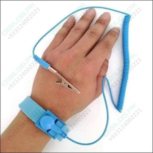 Antistatic Wrist Strap Esd Grounding Band Bracelet With Clip