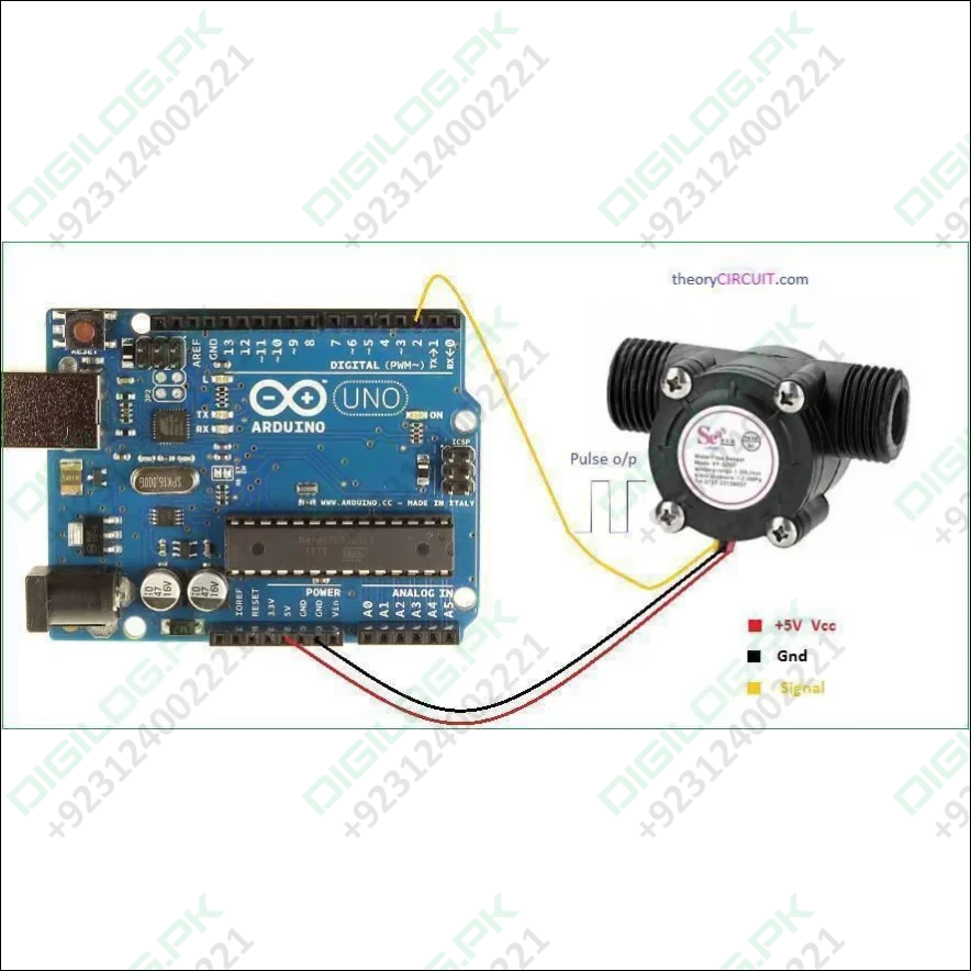 Yf-s201 Arduino Water Flow Sensor Measurement In Pakistan