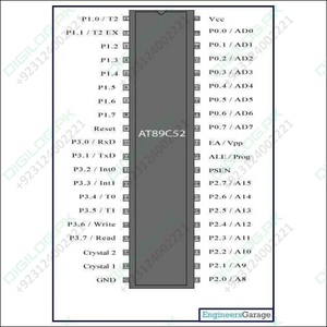 USED Atmel At89c52 Microcontroller