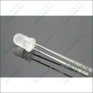 Diffused White Led 5mm In Oval Shape