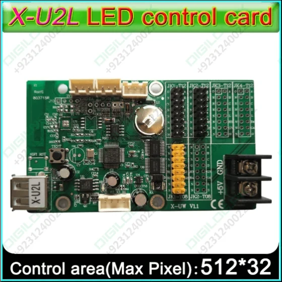 Bx-u2l P10 Led Signs Control Card Display Module Single &