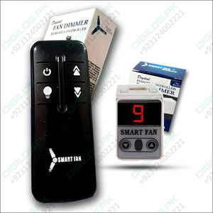 Back Lock Type Digital Ceiling Fan Dimmer With Remote Control China Fitting