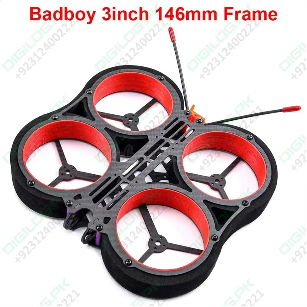 Badboy 3inch 146mm Full Carbon Fiber HD Indoor Duct FPV Racing Frame Kit for RC Drone Multicopter DIY Motor Spare Parts