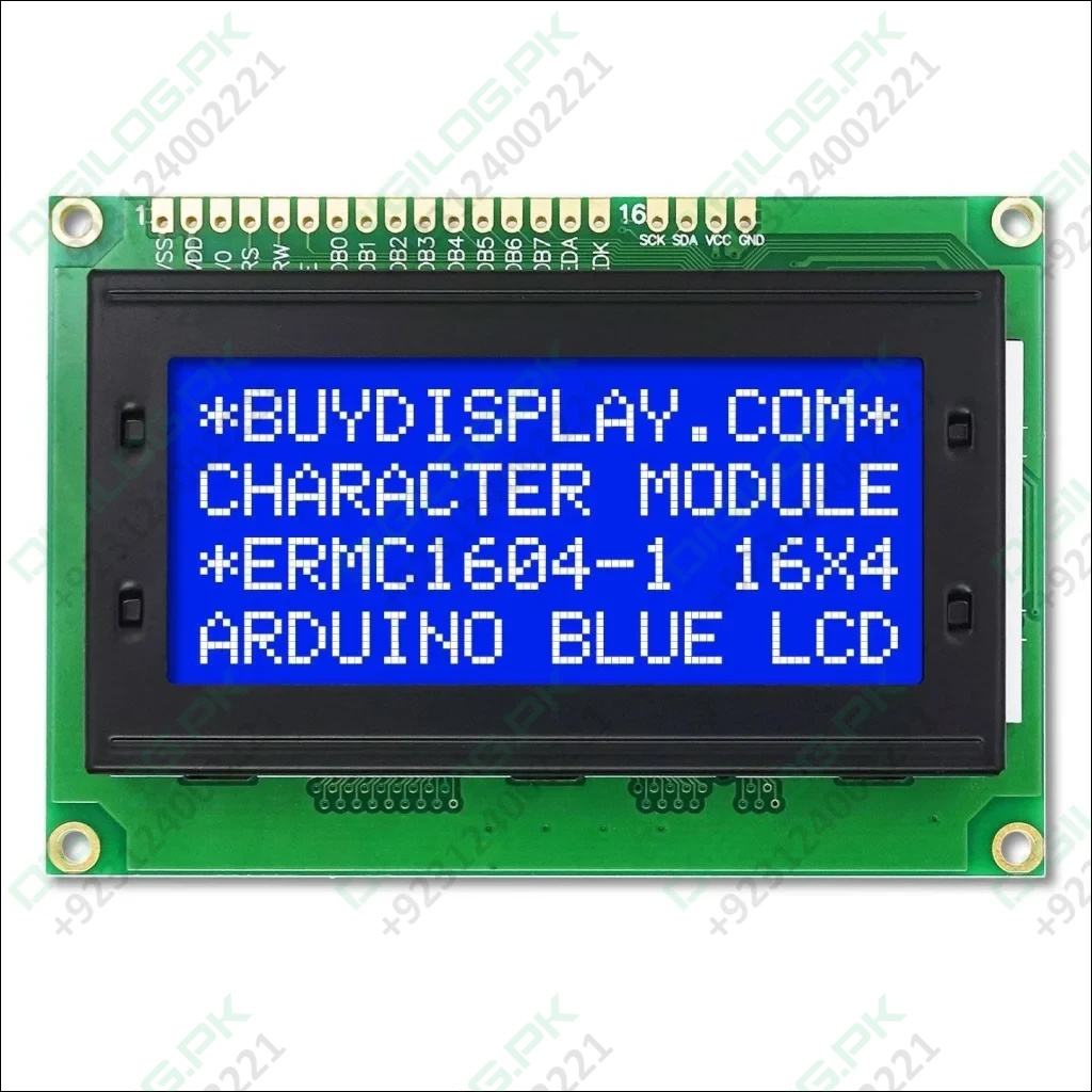 Blue Color 1604a Lcd 16x4 Display 1604