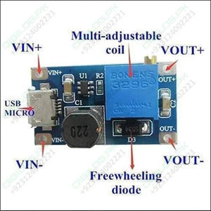Boost Converter 2a Mt3608 Module Dc-dc Step-up Micro Usb