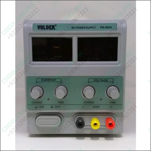 Buy PS 303A VOLDER 30V 3A Variable DC Power Supply in Pakistan – Digilog.pk