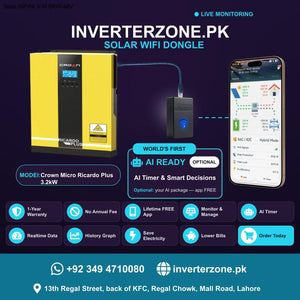 Crown Micro Ricardo Plus 3.2kW Inverterzone Special Model Solar WiFi Dongle