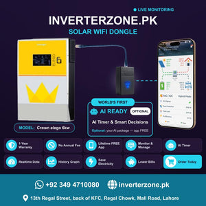 Crown Elego 6KW Solar WiFi Dongle - Real-Time Solar Monitoring