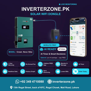 Crown Nova 12 KW Solar WiFi Dongle - Real-Time Solar Monitoring