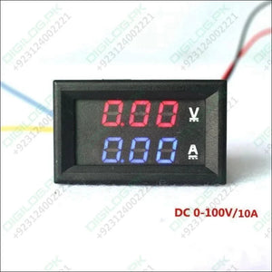 Dsn-vc288 Panel Mount Dc 100v 10a Voltmeter Ammeter