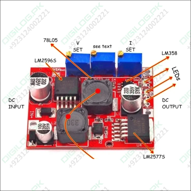 Dc-dc Boost & Buck Voltage Converter Lm2577 Lm2596 Module