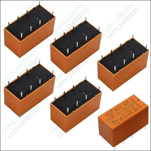 DPDT PCB Power Relay DC 12V 8 Pins Mini Power Relay HK19F-8P-12V